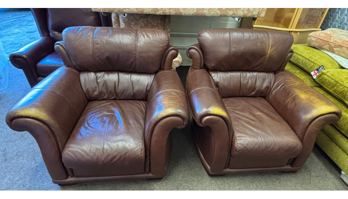 Leather Armchairs